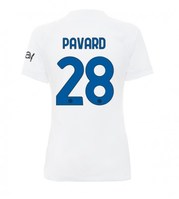 Inter Milan Benjamin Pavard #28 Replica Away Stadium Shirt for Women 2023-24 Short Sleeve